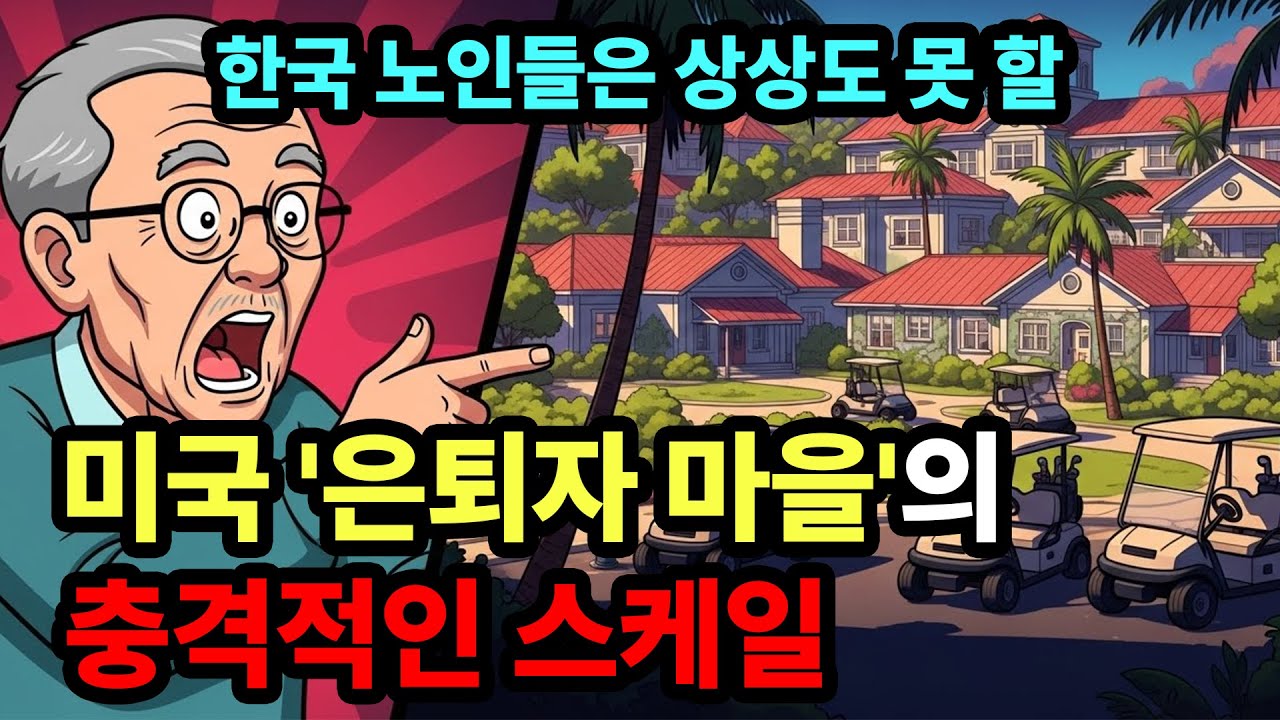 한국 노인들은 상상도 못 할 미국 '실버타운‘의 충격적인 스케일 