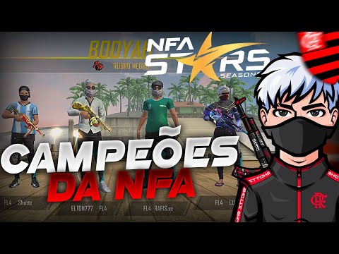CAMPEÃO E MVP DA NFA STARS! HIGHLIGHTS NFA + COMEMORAÇÃO, TIME DO FLAMENGO! FT ELTON777, RAF1S, LUCI