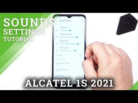 Change / Manage Sound Settings - Sound Features on ALCATEL 1S (2021)
