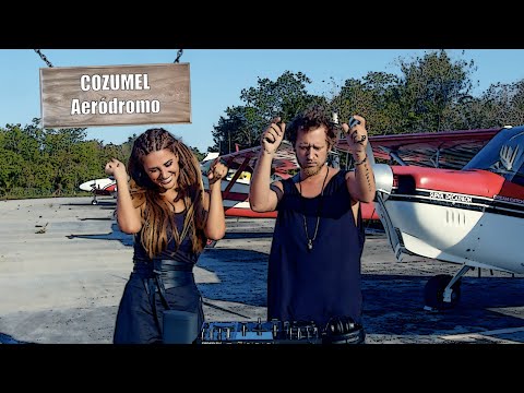 Dark Disco/ Indie Dance/ Melodic Techno live DJ set / DAERYA & LEO mix in Aerodromo, Mexico /4K