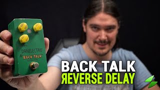 Video thumbnail for Danelectro Back Talk (2020) Reverse Delay Pedal by Max Solo Music