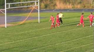 preview picture of video 'LNHS v Rosemount Boys Soccer 9-4-12 Evan Prince Goalie Saves.mov'