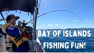 Unable Seamen teach the next generation of boaties! Bay of Islands Kahawai action.