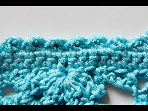 Crochet * Super Easy Scalloped Edge * Alternative to Crab Stitches