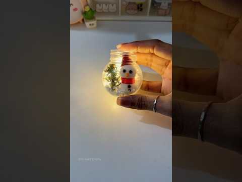 Mini Snowman Light DIY ⛄️