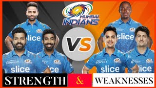 IPL 2023 : Mumbai Indians Team  Strength And Weakness| Mumbai Indians | Rohit Sharma