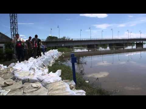 Obrana od poplave Županja 18 05 2014