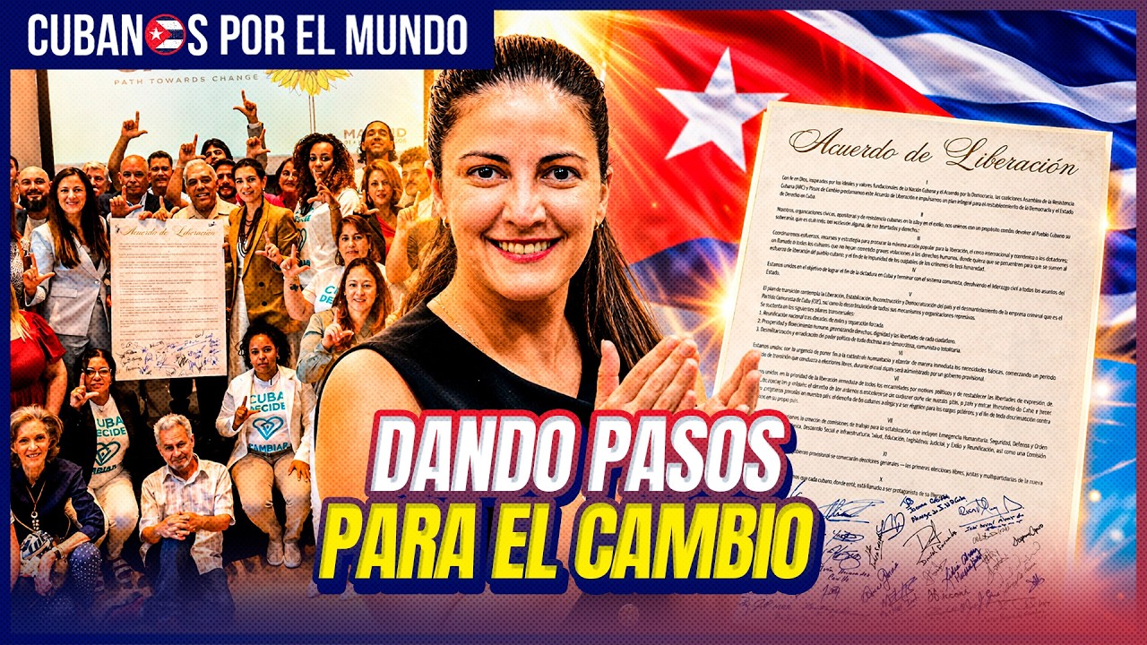 Rosa María Payá presenta el Acuerdo de Liberación para Cuba en Madrid
