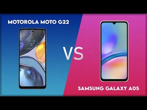 Motorola Moto G22 vs Samsung Galaxy A05 Technical Comparison