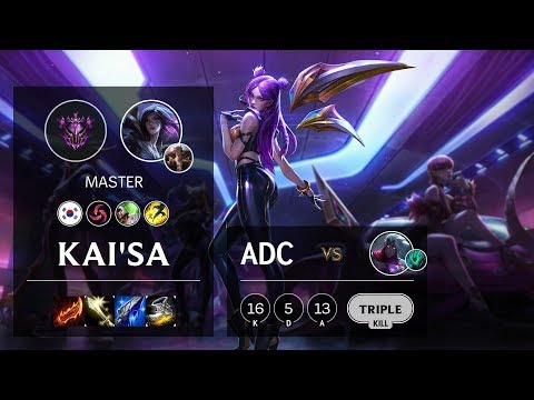 Kai'Sa ADC vs Varus - KR Master Patch 10.12