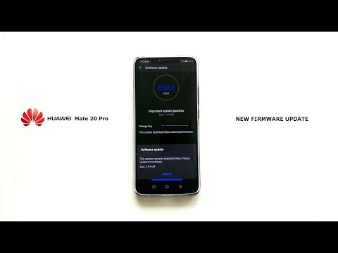 Huawei Mate 20 Pro new firmware update (Face Unlock patch)