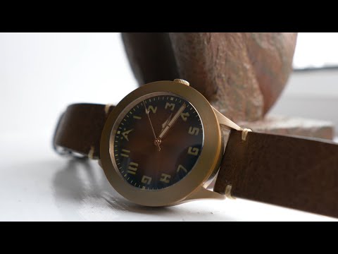 A SERIOUSLY COOL bronze dive/pilot watch for under $300, Aerotec watches "Ace"