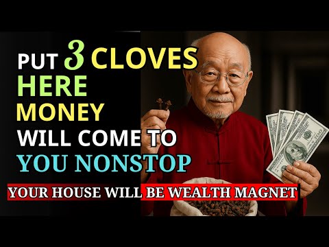 SECRETLY PLACE 3 CLOVES IN THIS SPOT AND THE MONEY WILL COME IN DROVES | Fengshui, Buddhist teaching