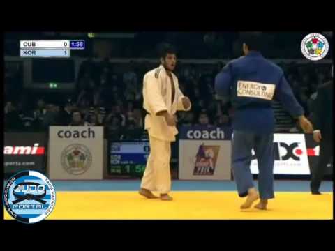 Judo Grand Prix Dusseldorf 2012 -90kg GONZALEZ Asley (CUB)-LEE Kyu-Won (KOR)