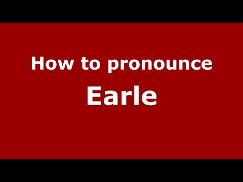 How to pronounce Earle (Brazilian Portuguese/Brazil) - PronounceNames.com