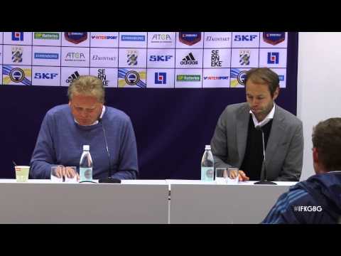 Presskonferensen efter IFK Göteborg - AIK
