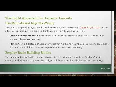How to Create Dynamic Size Elements in SwiftUI for Various Screen Sizes