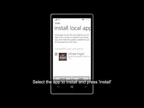 comment installer xap windows phone 8.1