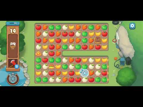 [Gameplay] We Bare Bears Match3 - Level 53 (No Boosters)