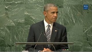 Obama's  Last Address To United Nations- Full Speech On Human Rights