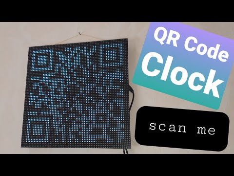 GitHub - atc1441/QRcode_clock: 64x64 RGB LED Matrix QR code clock using ...