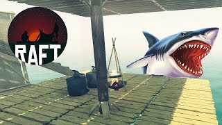 SHARK ATTACK SIMULATOR Survive on an Expandable Raft While Being Attacked by Sharks - Raft Gameplay
