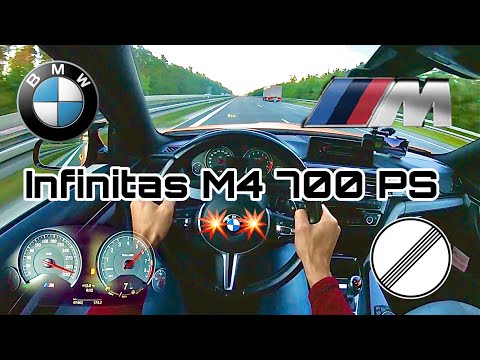 POV-Style: 320 km/h + | Infinitas BMW M4 mit 700 PS | inkl. 100-200 km/h GPS 🌪😎