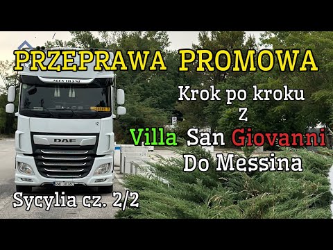 PRZEPRAWA PROMOWA Z VILLA SAN GIOVANNI DO MESSINA. KROK PO KROKU 🇮🇹🤔