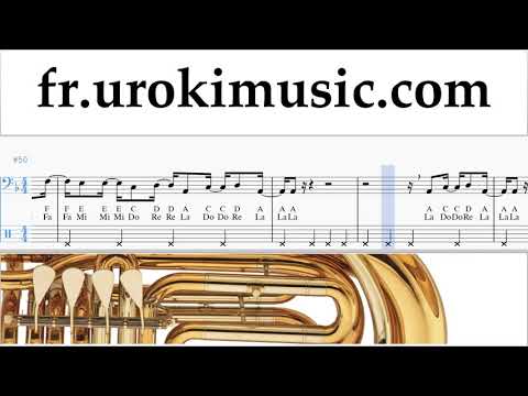 Cours de Tuba Childish Gambino - Feels Like Summer Tuto Partitions um-i829