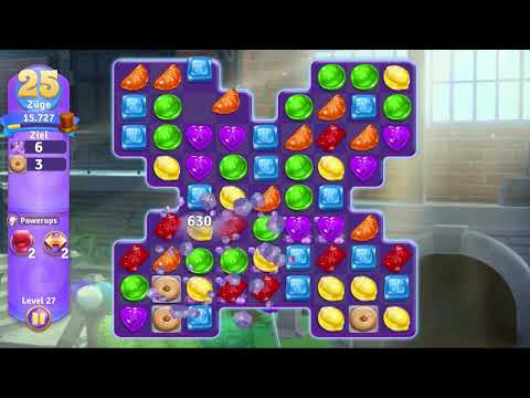 Wonka's World of Candy Level 27 no booster [Gameplay Walkthrough] [Zynga]