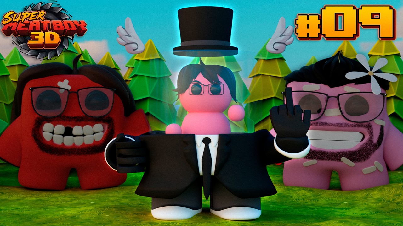 jean sonhou com o tyler DE NOVO 💭💦 - Super Meat Boy 3D #9