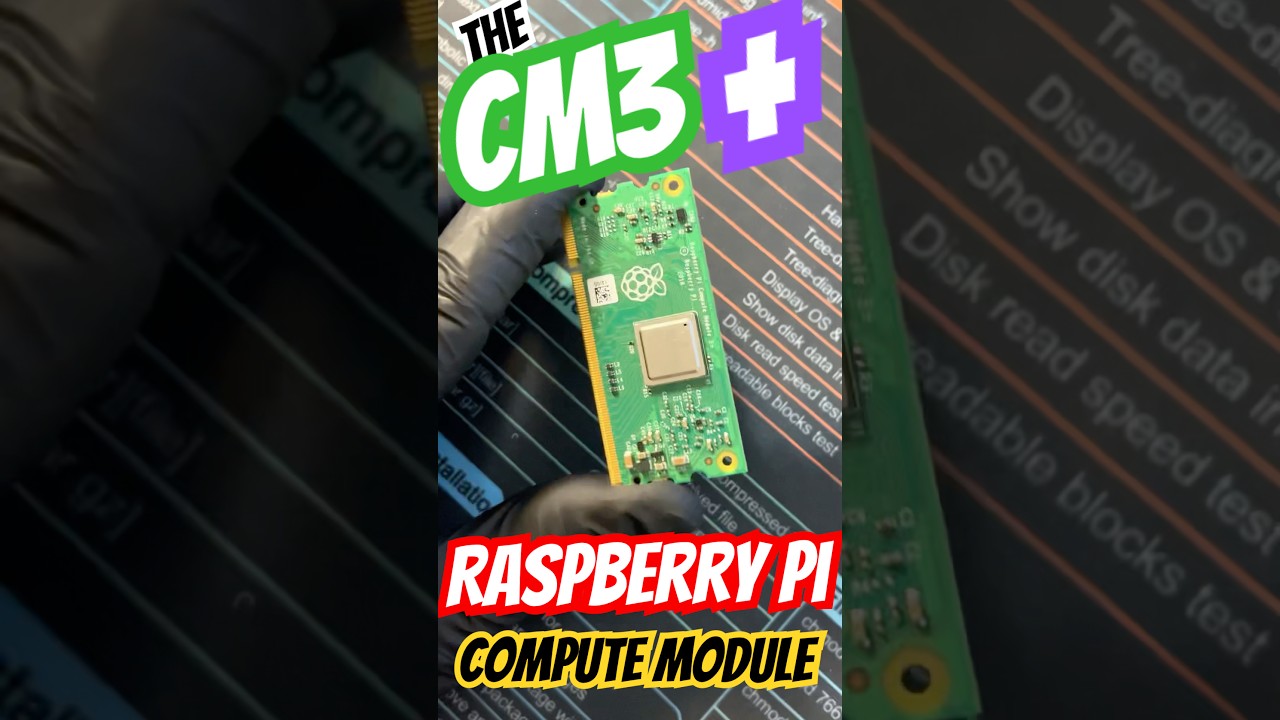 The Raspberry Pi Compute Module 3+ #raspberrypi