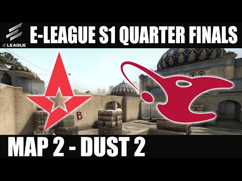 Astralis vs Mousesports | Quarter Final Map 2 (Dust 2) E-LEAGUE (25.07.2016) [CSGO]