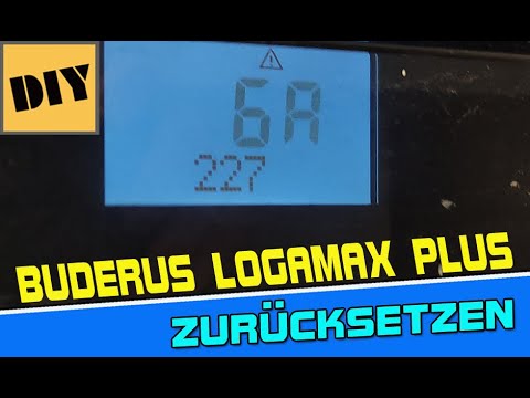 🛑 Störung Buderus Heizung Fehlercode 6a 227 beheben I Fehler 6A 227 löschen reset