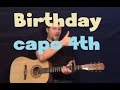 Birthday (Katy Perry) Easy Strum Guitar Lesson How ...