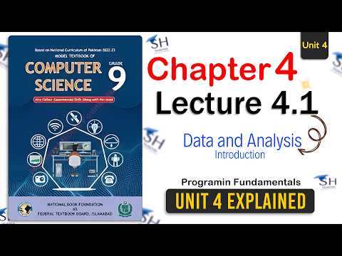 Computer Science Class 9 | Unit 4 | Lecture 4.1.1 | NBF | Data and Analysis