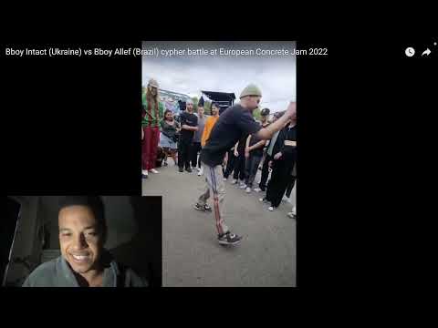 Intact (Ukraine) vs Allef (Brazil) Cypher Battle Reaction (Zenny Reacts!)