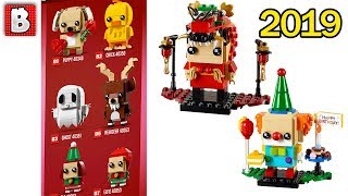 All 2019 LEGO Seasonal Brickheadz in Under a Minute!!! by Brick Vault