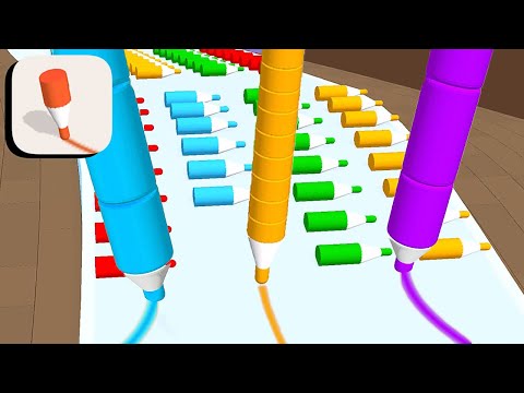 Crayon Rush 3D ​- All Levels Gameplay Android,ios (Levels 93-97)