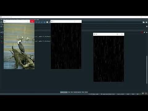 De-Rain Rain Drop Removal in Python Projects