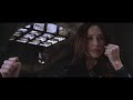 Sexy Woman In Leather Jacket Leather Pants Fight Scene