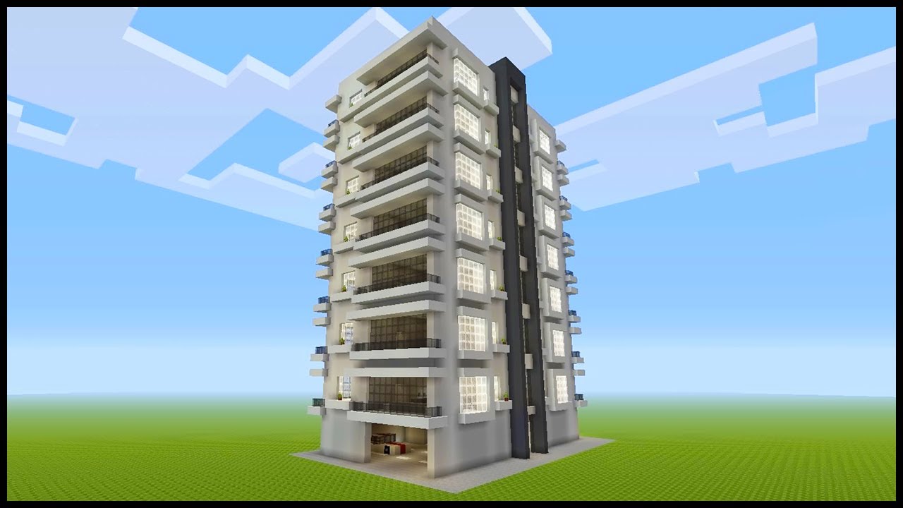 Minecraft: How to Build an Apartment Building | PART 1