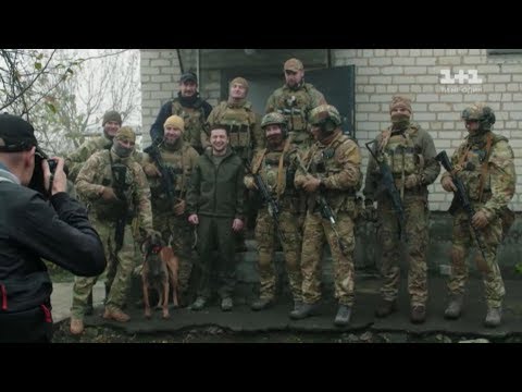 Повне відео скандальної розмови Зеленського з добровольцями у Золотому