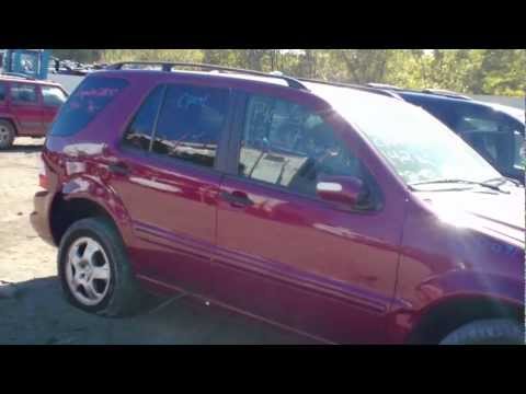2002 Mercedes-Benz ML320 Auto Parts Inventory Standard Auto Wreckers CP091