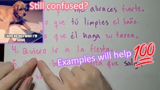 How to use the Subjunctive in Spanish 3 | Examples