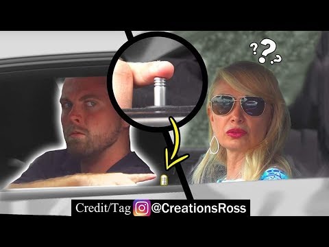 Making Eye Contact with People then Locking My Car Door