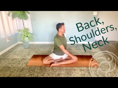 Relieving stiffness of the neck, shoulders, and back as well increased spine mobility (FOLLOW ALONG)