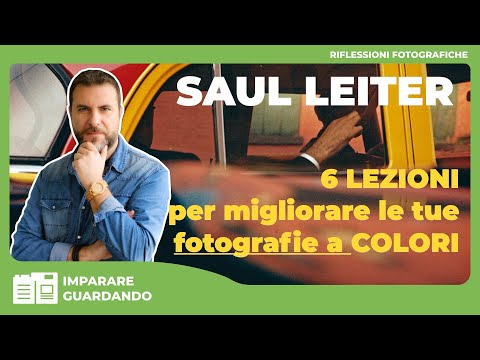 Saul Leiter - 6 lezioni per migliorare le tue fotografie a colori