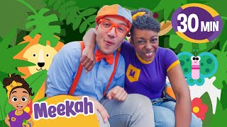Earth Day Fun with Meekah and Blippi | How Does It Work? | Guess What We Found | Fun Facts for Kids