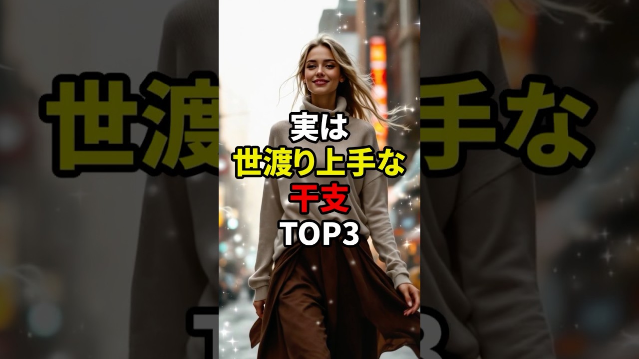 実は世渡り上手な干支TOP3　#スピリチュアル #干支